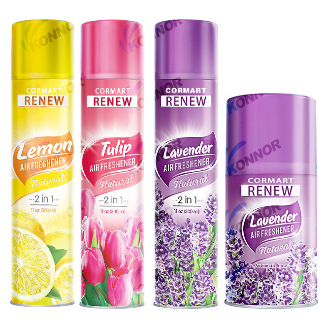 Lavender Fragrance 300ml Air Freshener Spray 24 Cans Per Carton